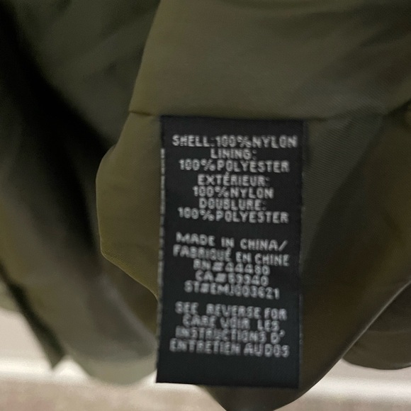 Elwood NWT Men’s Nylon Olive Green Bomber Jacket - Picture 2 of 6